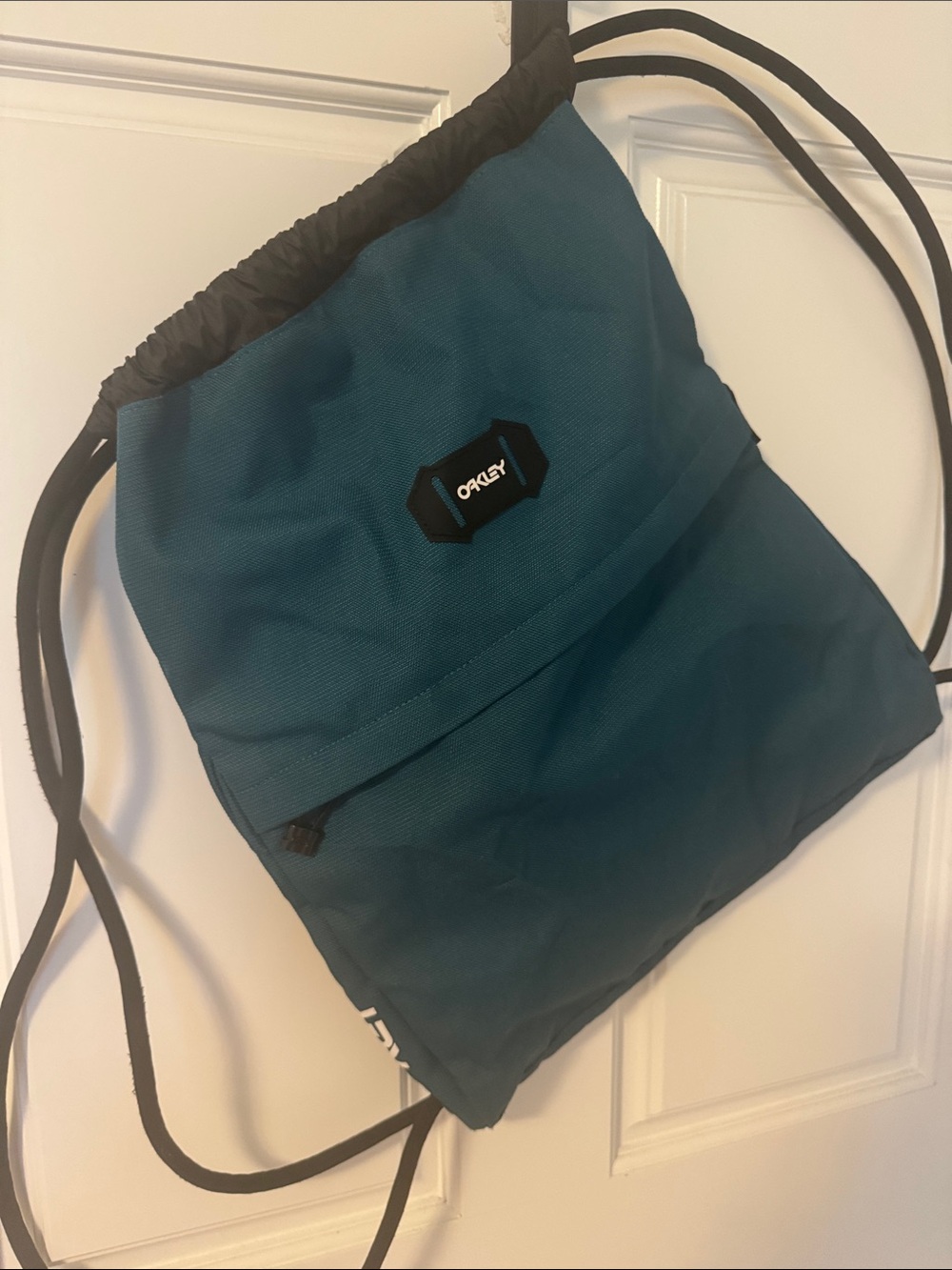Oakley Green Drawstring Pack with Black Trim